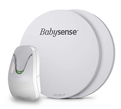 The New Babysense 7 Under-The-Mattress Baby Breathing Monitor - The Original Non-Contact and Medically Certified Infant Monitor - Full Bed Coverage with 2 Sensor Pads - Now with Enhanced Sensitivity
