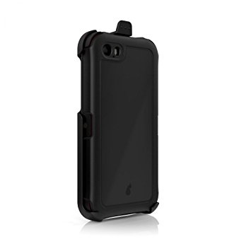 Ballistic Protective Impact Resistant Hydra Waterproof Case Cover for iPhone 5/5S/SE - Black