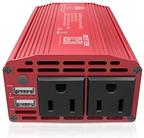 300W Car Power Inverter DC 12V to 110V AC