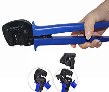 Knoweasy MC4 Solar Crimp Tool,Solar Panel Cable Tool for 2.5, 4, 6.0mm² Connector Cable,MC4 Crimping Tools