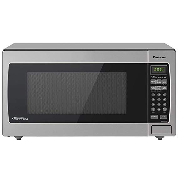 Panasonic NN-SN966S 2.2 Cu.Ft. 1250W Genius Sensor Countertop/Built-In Microwave Oven with Inverter Technology (Certified Refurbished)