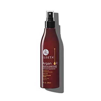 Luseta Argan Oil Leave In Conditioner for All Hair Types, Smoothing & Nourishing Treatment for Damaged, Dry, Color Treated- Sulfate,Paraben Free 8.5Fl Oz