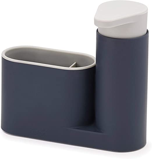 Joseph Joseph SinkBase Caddy Set with Soap Pump, Gray