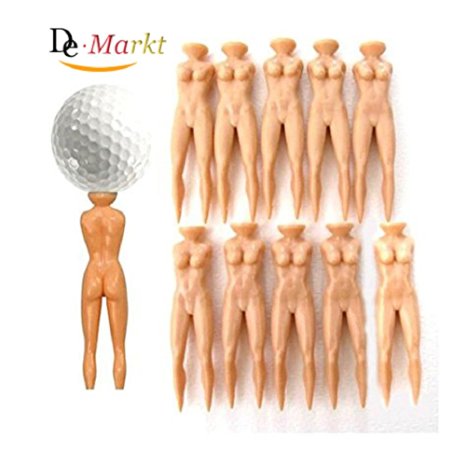 Demarkt 10pcs Naked Lady Nude Golf Tees