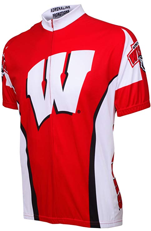 Adrenaline Promotions Wisconsin Badgers NCAA Road Cycling Jersey