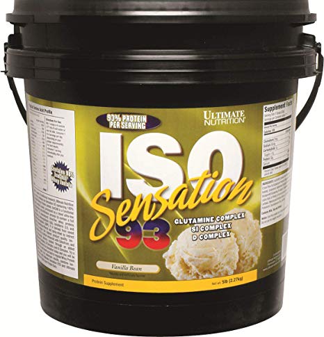 Ultimate Nutrition ISO Sensation 93-5 lbs (Vanilla Bean)