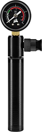 Corsair Hydro X Series XT Pressure Leak Tester Tool Kit (Quick and Safe, Hand-Operated Air Pump Included, Precise Pressure Readings, 20cm Connection Hose System) Black