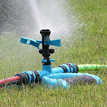 OVERMAL Water Sprinkler,Circular Lawn Sprinklers Yard Water Long Range Impulse Sprinkler System