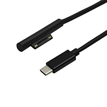Orzero USB-C Charging Cable Compatible for Microsoft Surface Pro 3/4, 15V PD Charging Works with PD Power Supply-1.8 Meters [Cable Only]