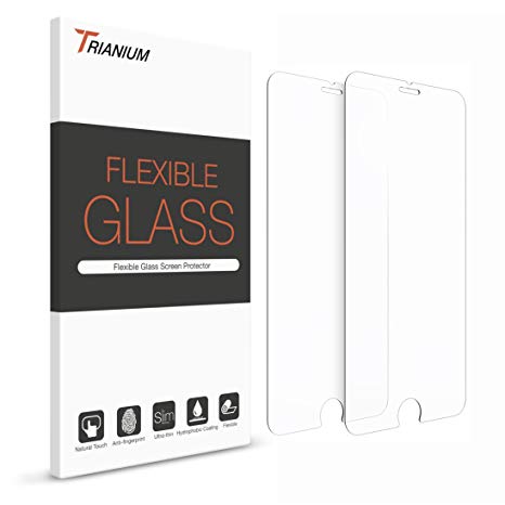 Trianium Screen Protector for Apple iPhone 6s 6 (Pack of 2) Flexible Flim & High Definition Protector 2015 2014 (2 Pack)