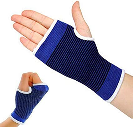 Wrist Support Brace Or Palm Support Brace, 1 Pair (Left & Right) Hand Support Gloves And Tendonitis Arthritis Pain Relief For Men And Women HTUK® (Palm Support)