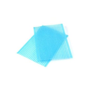 HuaYang Front Hair Fringe Bang Holder Stabilizer Velcro Makeup Sticker Pad Patch PasterBlue