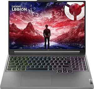 Lenovo Legion Slim 5 16" Gaming Laptop Computer - Luna Grey AMD Ryzen 7 7435HS (3.1GHz) Processor 16GB DDR5-4800 RAM NVIDIA GeForce RTX 4070 Graphics Card 1TB PCIe SSD 83EX0026US