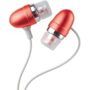 Life on Record MCR300 Earphone - Stereo - Red - Mini-phone - Wired - 32 Ohm - 20 Hz 20 kHz - Earbud - Binaural - Open by Tdk Ce