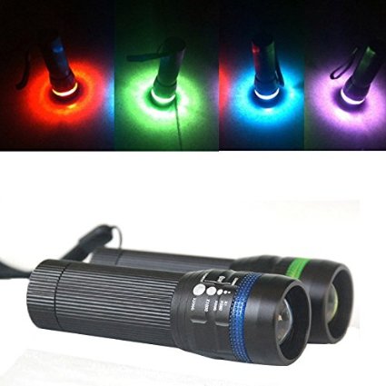 Christmas Watch Sale 2015 1pcs Highlighted 2000lumens 3-mode Cree Led Military Laser Led Flashlight Zoomable Focus Torch