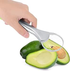 Multifunctional 2 in 1 Avocado Cutter, Avocado Slicer Avocado Pit Remover Cutter Avocado Core Separator for Dragon Fruit