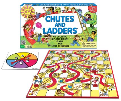 Classic Chutes and Ladders Board Game