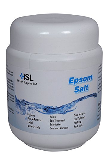 HSL Epsom Salts 1 kg (Magnesium Sulphate Salt) Bath Salt