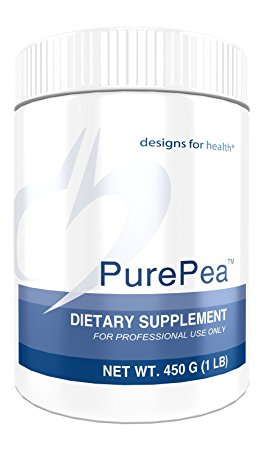 Designs for Health Purepea Pea Protein Powder, Unflavored, 450 Gram