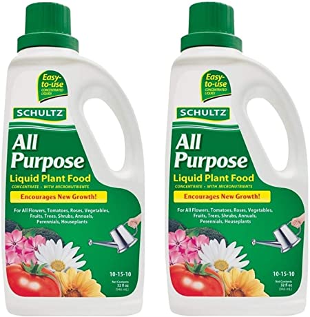 SCHULTZ All Purpose 10-15-10 Liquid Plant Food, 32-Ounce (2 Pack)