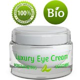 Pure and Natural Eye Cream for Sensitive Skin - Reduces Wrinkles Puffiness Lines and Dark Circles - Hypoallergenic Formula for Men and Women