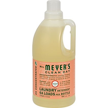 MRS MEYERS 64 Load Laundry Detergent, Geranium, 64.0 Fluid Ounce