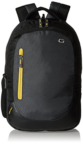 Gear Polyester 24 Ltrs Denim Grey Laptop Backpack (LBPECONO10412)