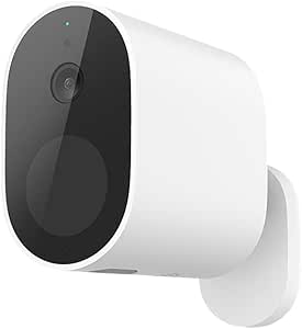 Xiaomi Mi Wireless Outdoor Security Camera 1080P - Cámara de vigilancia para Exteriores, IP65, ángulo de visión Amplio de 130°, 90 días de duración de la batería, versión Italiana, Blanco