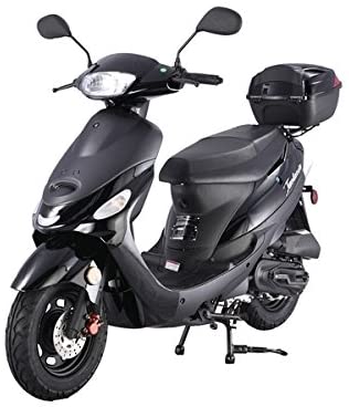 TAO 49cc / 50cc street legal fully automatic scooter moped with a Matching trunk - Choose your color