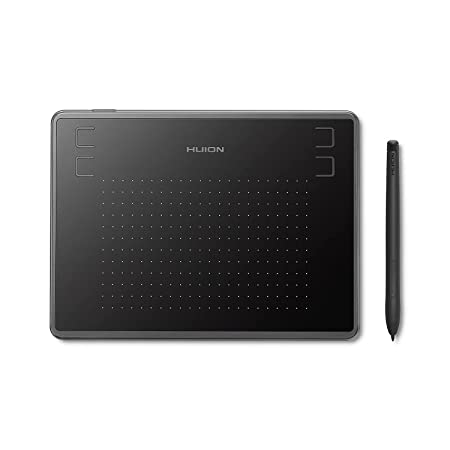 Huion H430P OSU Graphics Tablet with 4096 Pen Pressure and 4 Shortcut Keys Support Work from Home, Distance Education Compatible with Windows&Mac&Android OS&Chromebook