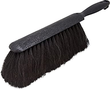 Carlisle 3638003 Flo-Pac Plastic Handle Counter Brush, Horsehair Bristles, 9" Length, Black