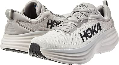 HOKA ONE ONE Hoka Bondi 8 Men's Running Shoes Sneakers (Sharkskin/Harbor Mist, US Footwear Size System, Adult, Men, Numeric, Medium, 11.5)