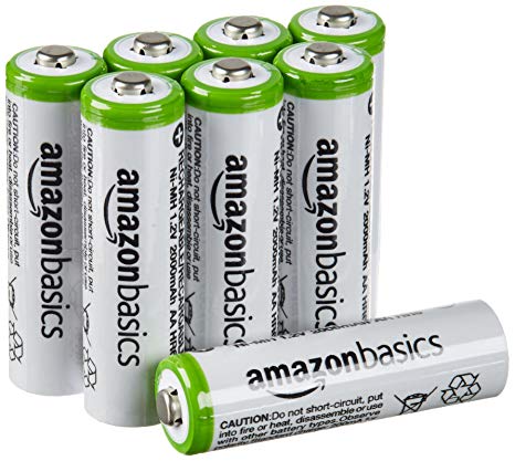 AmazonBasics AA NiMH Precharged Rechargeable Batteries-8-Pack, 2000 mAh (Discontinued by Manufacturer)