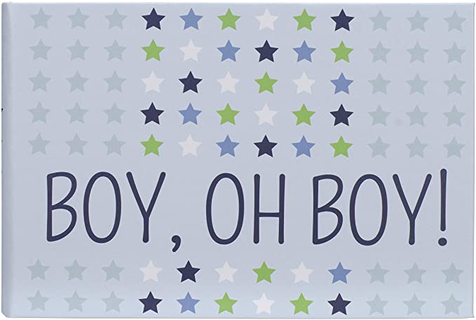 Malden International Designs Boy Oh Boy Baby Brag Book, 1-Up, 40-4x6, Blue