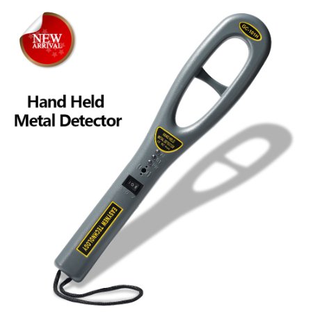 Hand Held Metal Detectors Portable Light-weight Security Scanner Wand with Adjustable Sensitivity