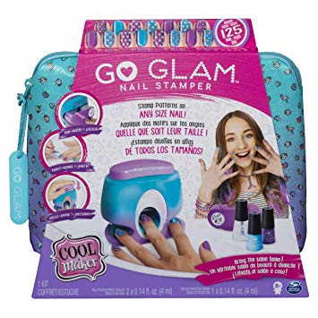 Cool MAKER 6045484 GO Glam Nail Stamper, Nail Studio with 5 Patterns to Decorate 125 Nails, Multicolour