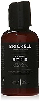 Brickell Men’s Deep Moisture Body Lotion for Men – 2 oz – Natural & Organic