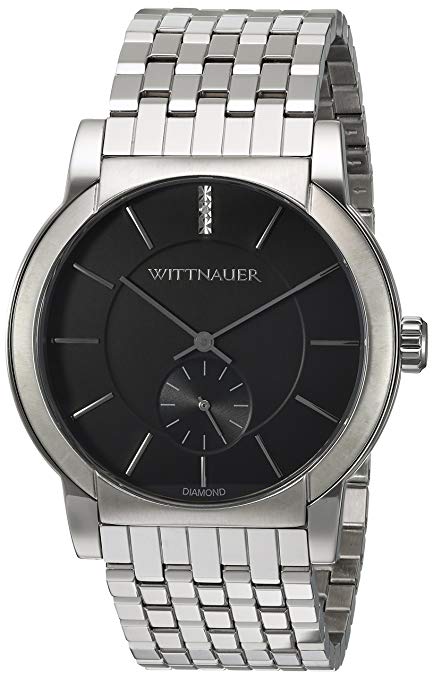 Wittnauer Men's Quartz Stainless Steel Casual Watch, Color:Silver-Toned (Model: WN3067)
