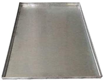 Replacement Tray For Dog Crate Chew-Proof and Crack-Proof Metal Pan for Dog Crates Galvanized 35 3/8 x 21 7/8 x1