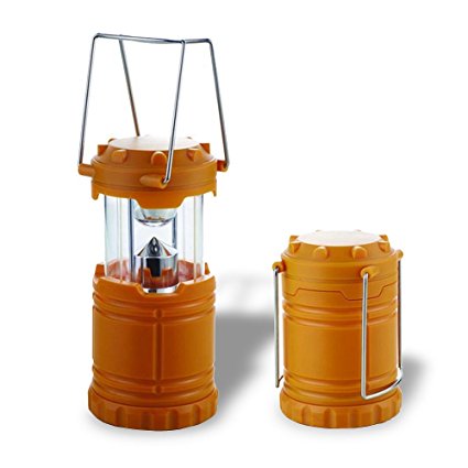 Xtreme Bright Camping Lantern - Fully Collapsible with 7 LED Lights, Weighs only 6 Oz. - 100% Through Triumph Innovations Only