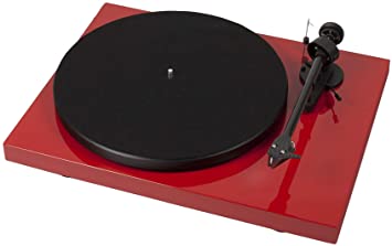 Pro-Ject Debut Carbon (DC) Turntable With Ortofon 2M Red Cartridge - Red