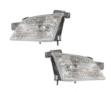 1997-2005 Chevy Venture Headlight Assembly (1998 1999 2000 2001 2002 2003 2004 97 98 99 00 01 02 03 04 05) - One Pair(Both Driver and Passenger Sides) - DOT Certified Headlight