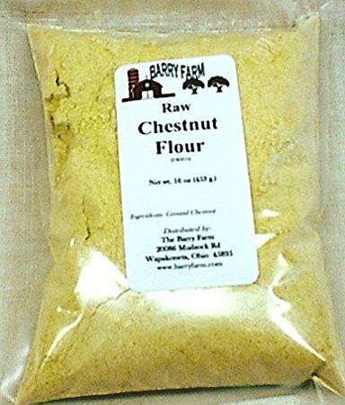 Chestnut Flour, Raw, 1 lb. by Barry Farm