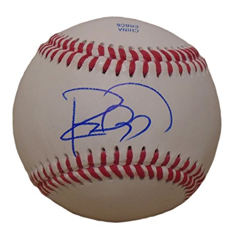 Raul Mondesi Jr. Autographed / Signed ROLB Baseball w/ Proof Photo, Kansas City Royals, KC, COA