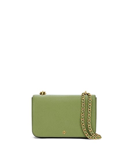 Tory Burch Robinson Adjustable Shoulder Bag in Leaf Green