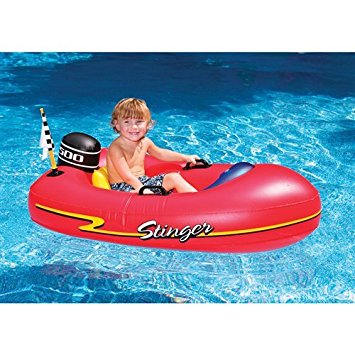 Speedboat Inflatable Ride-On Kiddie 1 Red