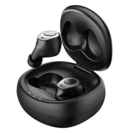 Mpow T3 [Upgraded] True Wireless Earbuds, 24Hrs Playtime Bluetooth Earbuds, IPX5 Waterproof Wireless Earphone, Bluetooth 5.0 Truly Wireless Headphone for Workout, Calls - Build-in Mic, HD Stereo Sound