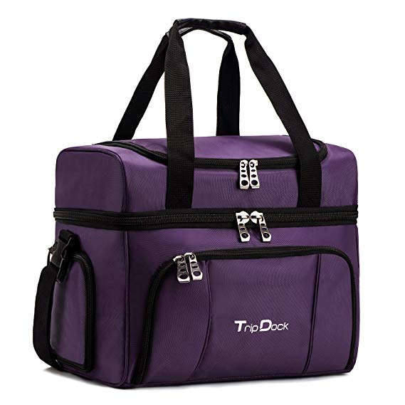 TripDock Large Capacity Insulated Cooler Bag (15x 9X 12 inches)-Outdoor Picnic Lunch Box-Thermal Travel Coolers Tote