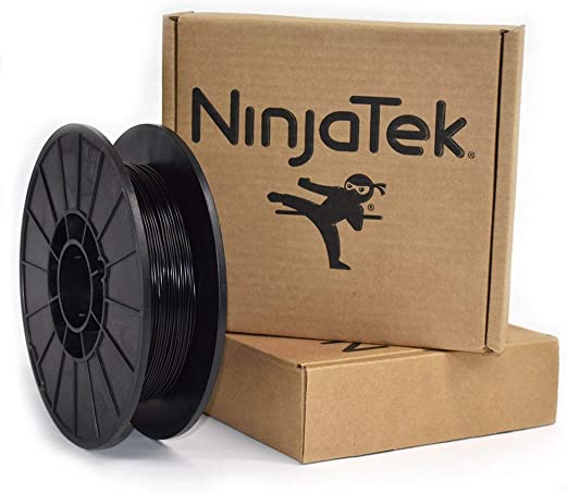 NinjaTek 3DNF01117505 NinjaTek NinjaFlex TPU Filament, 1.75mm, TPE.5kg, Midnight (Black) (Pack of 1)