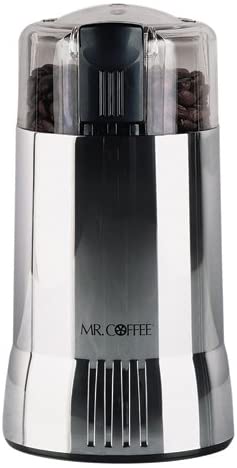 Mr. Coffee IDS59-4 Electric 2-2/7-Ounce Coffee Grinder, Chrome